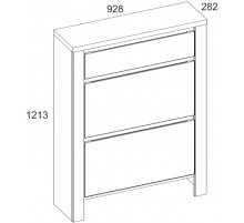 Тумба для обуви Таурус 2D1S