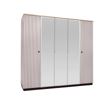 Пятистворатый шкаф для одежды Мадрид (Кашемир эмаль)