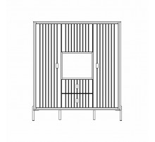 Шкаф комбинированный в гостиную Люксор МН-042-03